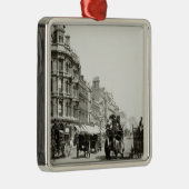 Uitzicht benedenlangs Oxford Street, Londen (foto) Metalen Ornament (Rechts)