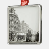Uitzicht benedenlangs Oxford Street, Londen (foto) Metalen Ornament (Links)