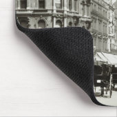 Uitzicht benedenlangs Oxford Street, Londen (foto) Muismat (Hoek)