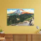 Uitzicht Berg uit Buzzards Point Canvas Afdruk (Insitu (Woonkamer))