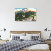 Uitzicht Berg uit Buzzards Point Canvas Afdruk (Insitu (Slaapkamer))