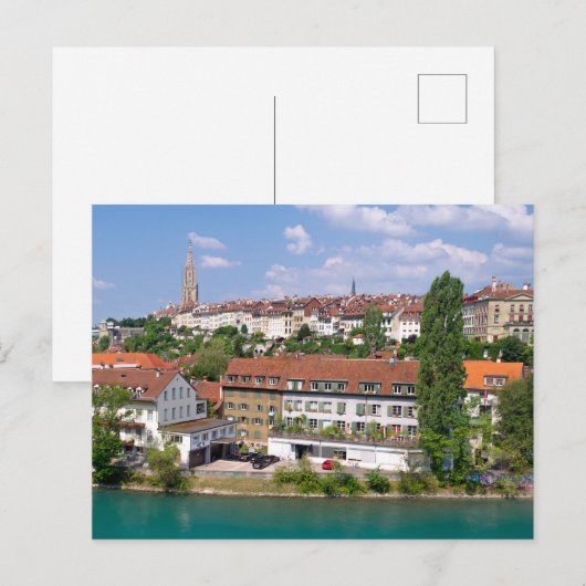 Uitzicht Bern City Briefkaart (Voorkant / Achterkant)