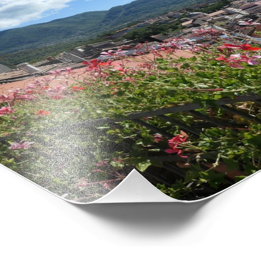 Uitzicht bij Rotonda Foto Afdruk (Hoek)