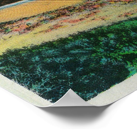 Uitzicht bij Seal Rock tussen Waldport en Newport Poster (Hoek)