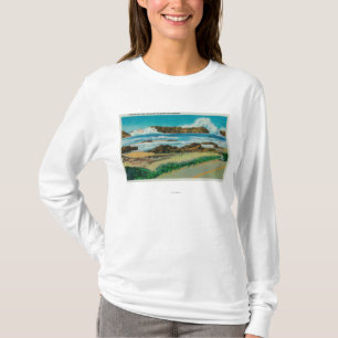 Uitzicht bij Seal Rock tussen Waldport en Newport T-shirt