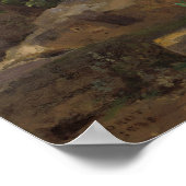 Uitzicht bij Volterra - Jean-Baptiste - Corot Fine Poster (Hoek)