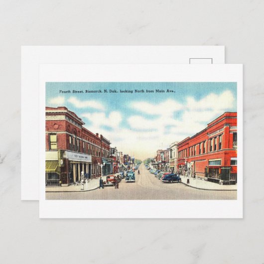  Uitzicht Bismarck, North Dakota, Briefkaart (Voorkant / Achterkant)