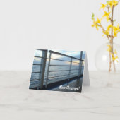 Uitzicht Bon Voyage Kaart (Gele Bloem)