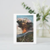 Uitzicht bosbrand in bergen briefkaart (Staand voorkant)