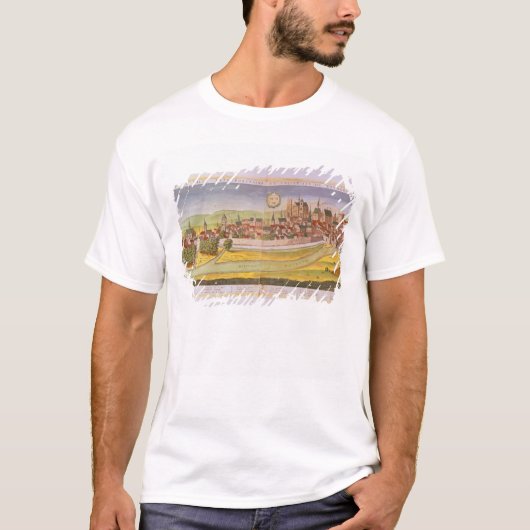 Uitzicht Bourges en Universiteit T-shirt (Voorkant)