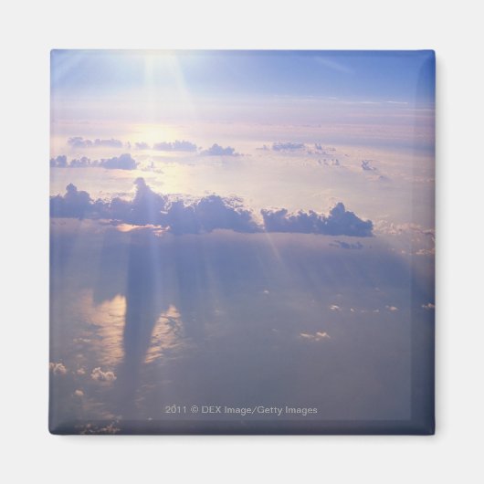 Uitzicht boven dichte cloud magneet (Voorkant)