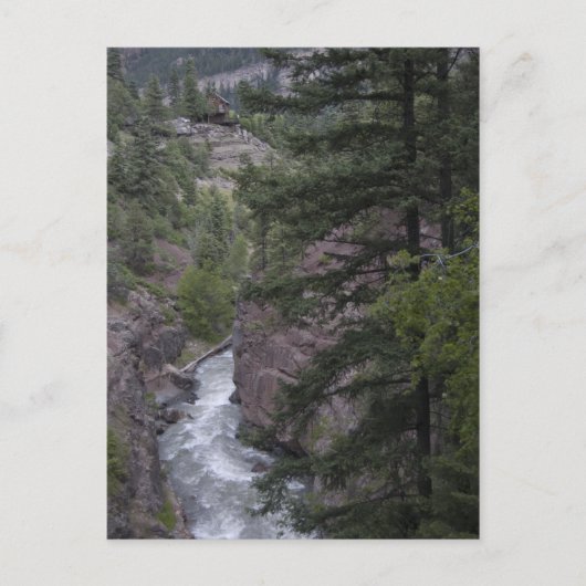 uitzicht @ box canyon herfsten loopbaan briefkaart (Voorkant)