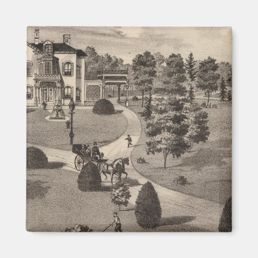 Uitzicht Brattleboro Vermont Magneet (Voorkant)