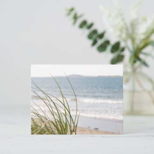 uitzicht briefkaart zandgras (Staand voorkant)