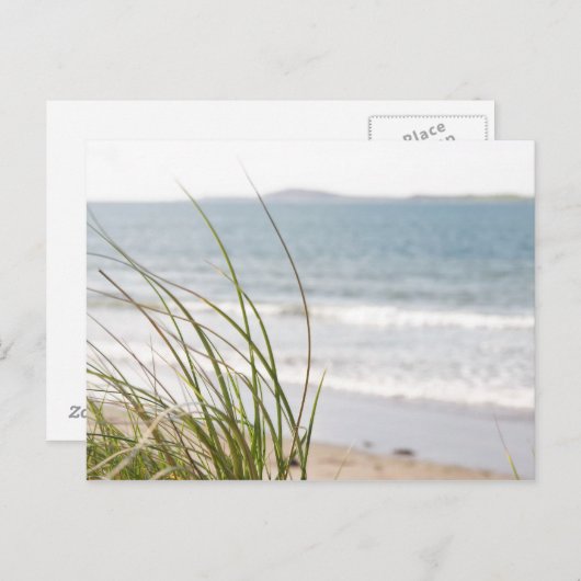 uitzicht briefkaart zandgras (Voorkant / Achterkant)