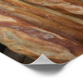 uitzicht broodjes op het scherm van de bakkerij poster (Hoek)