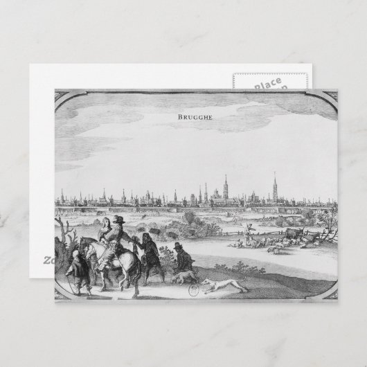 Uitzicht Brugge Briefkaart (Voorkant / Achterkant)