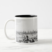 Uitzicht Brugge Tweekleurige Koffiemok (Links)