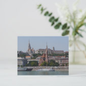 Uitzicht Buda over de Donau, Boedapest Briefkaart (Staand voorkant)