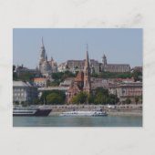 Uitzicht Buda over de Donau, Boedapest Briefkaart (Voorkant)