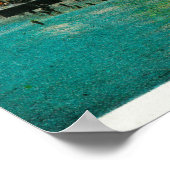 Uitzicht buitennacht van het Neptune casino en Poster (Hoek)