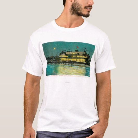Uitzicht buitennacht van het Neptune casino en T-shirt (Voorkant)