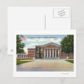 Uitzicht buitenshuis van het NY State College voor Briefkaart (Voorkant / Achterkant)