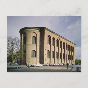 Uitzicht buitenzijde van de Aula Palatina, ingebou Briefkaart