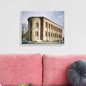 Uitzicht buitenzijde van de Aula Palatina, ingebou Canvas Afdruk (Insitu (Woonkamer))