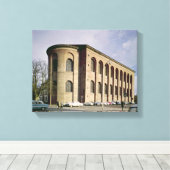 Uitzicht buitenzijde van de Aula Palatina, ingebou Canvas Afdruk (Insitu (Houten vloer))