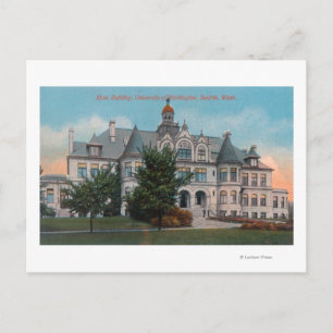 Uitzicht buitenzijde van de Universiteit van WA Ma Briefkaart