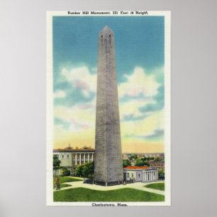 Uitzicht Bunker Hill Monument # 2 Poster