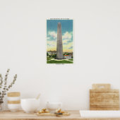 Uitzicht Bunker Hill Monument # 2 Poster (Keuken)