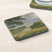 Uitzicht Burghley House, zetel van de Marquis of E Bier Onderzetter (Linkerzijde)