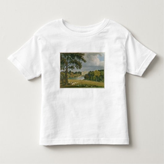 Uitzicht Burghley House, zetel van de Marquis of E Kinder Shirts (Voorkant)