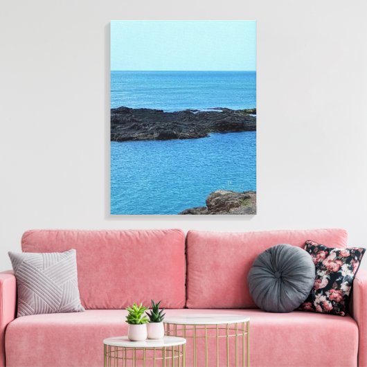 Uitzicht Canvas Afdruk (Insitu (Woonkamer))