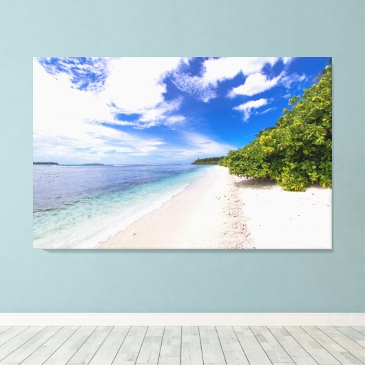 Uitzicht Canvas Afdruk (Insitu (Houten vloer))