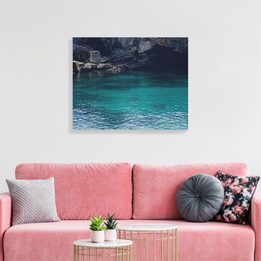 Uitzicht Canvas Afdruk (Insitu (Woonkamer))