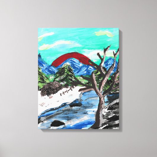 Uitzicht Canvas Afdruk (Voorkant)