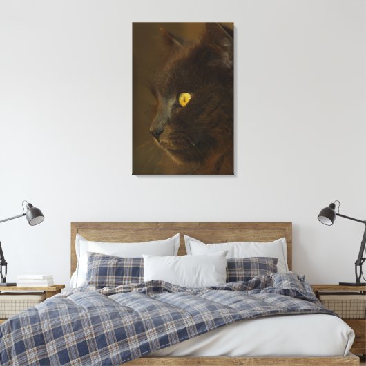 Uitzicht Canvas Afdruk (Insitu (Slaapkamer))