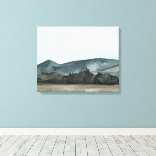 Uitzicht Canvas Afdruk (Insitu (Houten vloer))