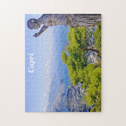 Uitzicht Capri Mountain Legpuzzel (Verticaal)