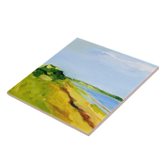 Uitzicht Ceramic Kitchen Tile Tegeltje (Zijkant)