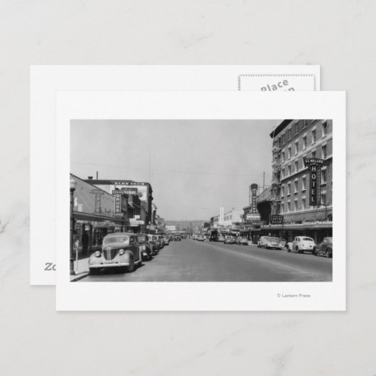 Uitzicht Chehalis, foto Washington Briefkaart (Voorkant / Achterkant)