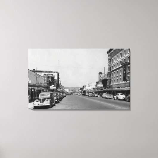 Uitzicht Chehalis, foto Washington Canvas Afdruk (Voorkant)