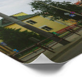 Uitzicht Cityscape Poster (Hoek)