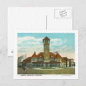 Uitzicht Congress Street van de Fidelity Briefkaart (Voorkant / Achterkant)