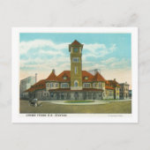 Uitzicht Congress Street van de Fidelity Briefkaart (Voorkant)