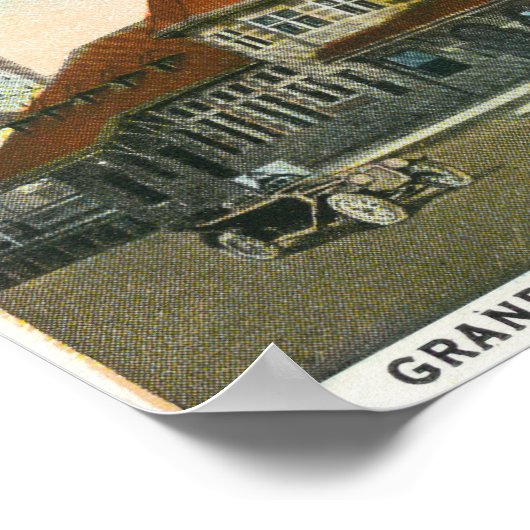 Uitzicht Congress Street van de Fidelity Poster (Hoek)