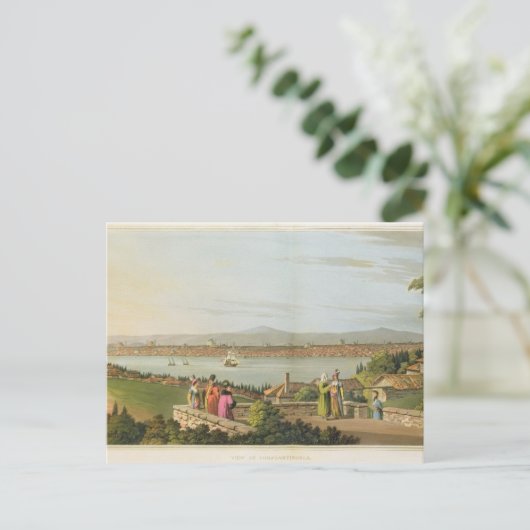 Uitzicht Constantinopel, bord 1 van 'Uitzichten in Briefkaart (Staand voorkant)